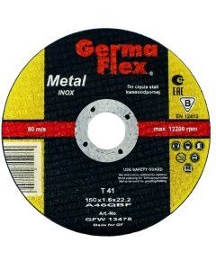 GermaFlex Tarcza do cięcia metalu 150x1,6x22,23 Produkty