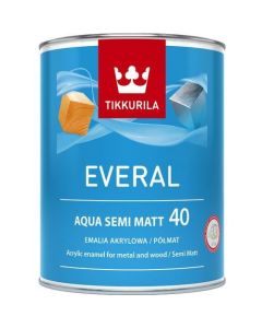 Tikkurila Farba Baza A Everal Aqua Semi Matt 40 0,9L/op. (C943905101) Farby i impregnaty