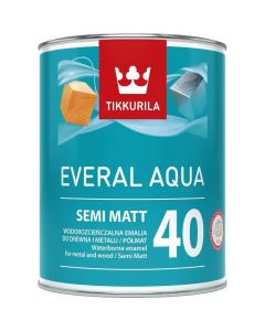 Tikkurila Farba Baza C Everal Aqua Semi Matt 40 0,9L/op. (C943905301) Farby i impregnaty