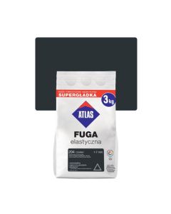 ATLAS Fuga elastyczna 1-7 mm kolor 204 Czarny 3kg/op. (FEN-NW-F-204-03)