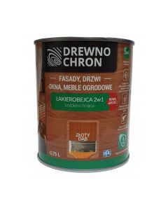 DEKORAL Drewnochron Lakierobejca 2w1 Dąb Złoty 0,75L (442681)