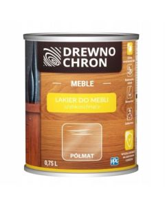 DREWNOCHRON Lakier do mebli Bezbarwny Półmat 0,75L/op. (468451)