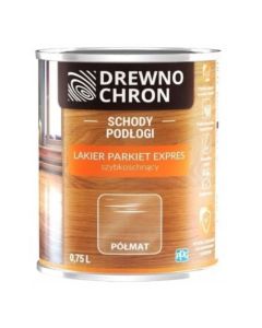 DREWNOCHRON Lakier parkiet expres Bezbarwny Półmat 0,75L/op. (468446)