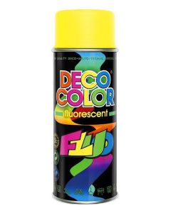 DECO COLOR Farba spray yellow żółty FLUOR 400ml RAL 1023 Produkty