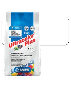 MAPEI Fuga Ultracolor Plus 100 Biały 5kg/op. ( 6010045APL ) Chemia budowlana