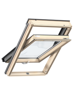VELUX Okno GLL MK08 1061B 78x140 obrotowe drewniane trzyszybowe z dolnym otworem