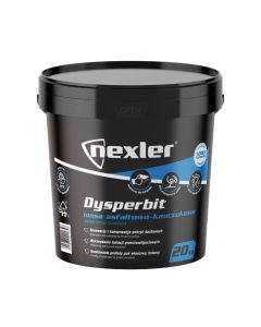 NEXLER DYSPERBIT masa uszczelniająco-gruntująca asfaltowo-kauczukowa 20kg/op. 33szt/pal. (DA_DN_1C_20_NX)