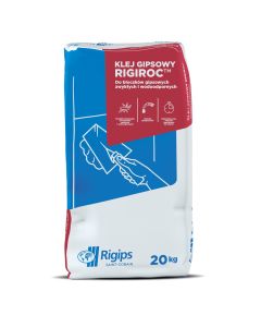 RIGIPS Klej gipsowy RIGIROC 20kg 48szt./pal. (11620595) Chemia budowlana