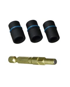 MAKITA Zestaw nasadek z wymiennym uchwytem 1/4"HEX 61mm (B-40381)