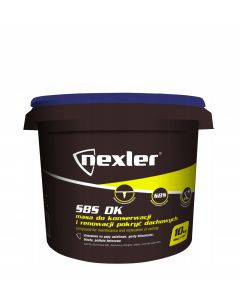 NEXLER Lepik na zimno - Klej asfaltowy modyfikowany SBS-em 10kg/op. 60szt/pal. (W-BR010-A0000-NX1C-1000) Chemia budowlana