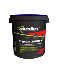 NEXLER Styrbit 2000-K Klej do styropianu i hydroizolacja 20kg/op. 33szt/pal. ( W-BR003-A0000-NX2C-2000 )rn