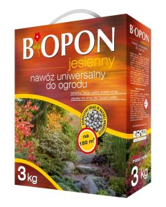 BIOPON Nawóz jesienny granulowany uniwersalny 3kg (1079) Uprawa