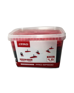 PRO System poziomujący PRO-SP600 1,5mm MIX-klipsy+kliny 300/100szt/op. wiadro5L (PRO-SP614)