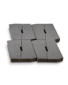 SEMMELROCK SENSO Eco Platino Kostka brukowa gr.8cm ( 40 x 15 / 25 ) 7,38m2/pal (8557)