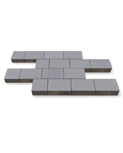 SEMMELROCK SENSO Platino Płyta / kostka brukowa gr.8cm (20x20 30x20) 8,8m2/pal (8537)