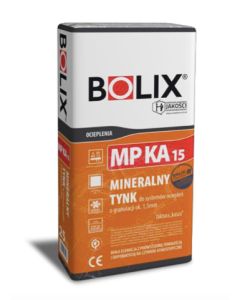BOLIX MP-KA 15 Tynk mineralny biały 1,5mm 25kg/op. 48szt/pal Tynki i grunty elewacyjne