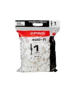 PRO System poziomujący PRO-SP800 1mm klipsy 400szt