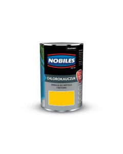 Chlorokauczuk Nobiles żółty wysoki połysk 0,9L Farby i grunty