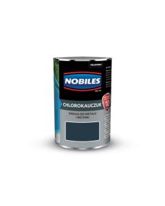 Chlorokauczuk Nobiles szary grafitowy RAL 7024 0,9L Farby i grunty