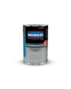 Chlorokauczuk Nobiles popielata średnia 0,9L Farby i grunty