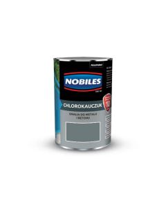 Chlorokauczuk Nobiles szary stalowy RAL 7046 0,9L Farby i grunty
