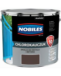 Chlorokauczuk Nobiles brąz czekoladowy 5L Farby i grunty