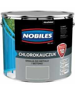 Chlorokauczuk Nobiles popielaty średni 5L Farby i grunty