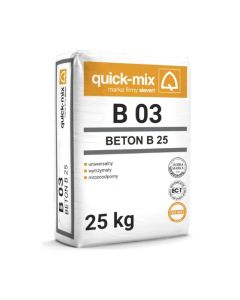 QUICK-MIX B 03 Beton B 25 30kg/op. 40szt/pal. (2943)