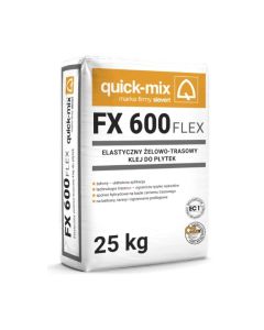 QUICK-MIX FX 600 Flex Elastyczny żelowo-trasowy klej do płytek 25kg/op.48szt/pal.