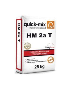 QUICK-MIX HM 2a T Zaprawa murarska z trasem tubag 30kg/op 40szt/prn(2547)