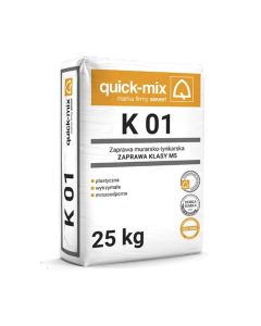 QUICK-MIX K 01 Zaprawa murarsko-tynkarska 25kg 48szt/pal.
