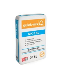 QUICK-MIX MK 6 SL Super lekki tynk maszynowy 30kg/op. 40szt/pal.