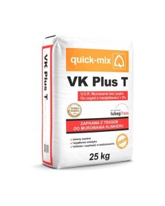 QUICK-MIX VK Plus T beżowa zaprawa do murowania klinkieru 25kg 48szt/pal (43802)