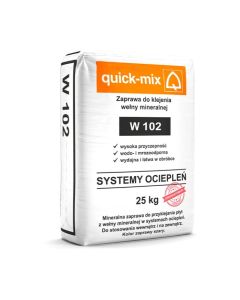 QUICK-MIX W 102 Zaprawa do klejenia wełny mineralnej 25kg/op.48szt/pal.
