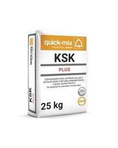 QUICK-MIX Zaprawa klejąca do bloczków biała KSK plus 25kg/op. 48szt/pal. (58106)