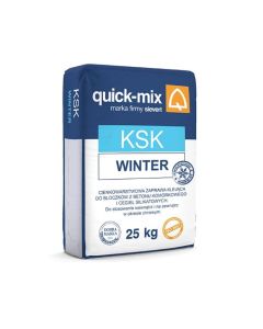 QUICK-MIX Zaprawa klejąca do bloczków  KSK WINTER Zimowa 25kg/op. 48szt/pal Kolor Starobiel (58108)