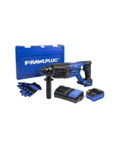 RAWLPLUG Młotowiertarka 18V 26mm Rawl HAMMER 2akumulatory 5,0Ah +ładowarka 6,5A walizka ( R-PRH18-26-XL2)