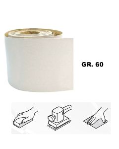 GermaFlex White Papier ścierny w rolkach 115mmx2,5mb 60 (WHI 00065) Artykuły ścierne