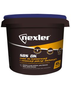 NEXLER SBS DK Masa do konserwacji i renowacji pokryć dachowych 10kg/op. 60szt/pal. (W-BR002-A0000-NX2C-1000) Akcesoria dachowe