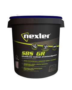 NEXLER SBS GR Bitumiczna izolacja przeciwwilgociowa 20kg/op. 21szt/pal. (W-BR005-A0000-NX1C-2000) Hydroizolacja