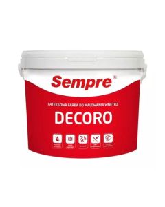 SEMPRE DECORO Farba lateksowa do wnętrz Biała 10L/op.