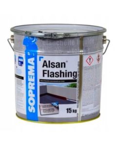 SOPREMA Alsan Flashing Hydroizolacja płynna jednoskładnikowa żywica bitumiczno-poliuretanowa 15kg (11590)
