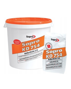SOPRO KD 754 Bitumiczna masa uszczelniajaca dwuskładnikowa 30 kg 18szt/pal (754/30)