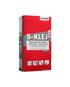 SOPRO S-KLEJ MULTI uniwersalny klej do płytek 22,5kg 48wor/pal (7729823)