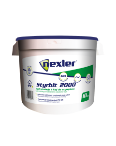 NEXLER Styrbit 2000 Hydroizolacja i klej do styropianu 10kg/op. 60szt/pal. ( W-DA012-A0000-NX1C-1000 )rn Produkty