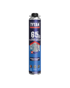 TYTAN PROFESSIONAL 65 Niskoprężna Zimowa Piana Pistoletowa 750 ml (12szt/op., 720szt/pal.) (10021771)