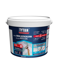 TYTAN PROFESSIONAL Gotowa masa szpachlowa do łączeń płyt G-K 10 kg biały (10045823)