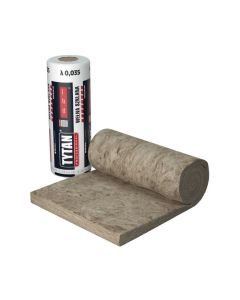 TYTAN PROFESSIONAL Wełna Mineralna Szklana 0,035 gr.50mmx1200mmx6000mm 14,4m2/rol 345,6m2/pal 24rol/pal.(10052126)