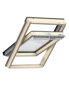 VELUX Okno GLL MK06 1061 78x118 obrotowe drewniane trzyszybowe z górnym otworem