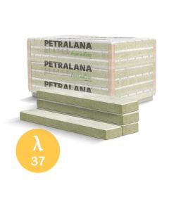 PETRALANA Wełna PETRALAMELA-FG 1200/200/100,  fazowane płyty z wełny skalnej 28,80m2/pal. 1 szt/0,24m2 (5183)